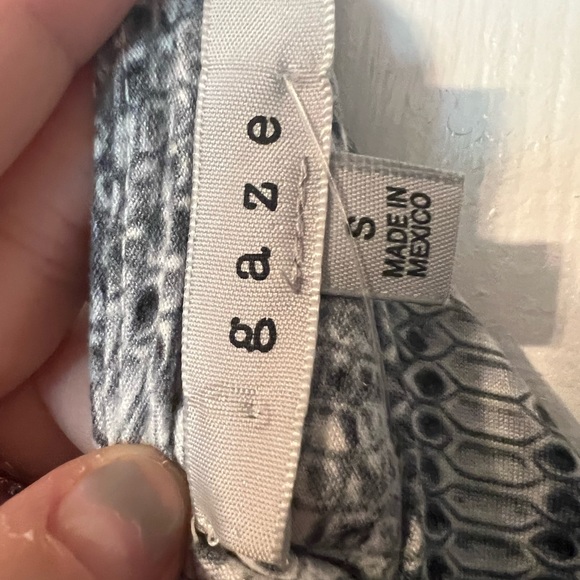 Small leopard cheetah snakeskin bodysuits spaghettis straps EUC nwt gaze lot two - Picture 8 of 12